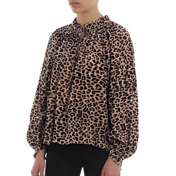 Zadig & Voltaire Tops - Zadig & Voltaire Theresa‎ Leo Print Blouse